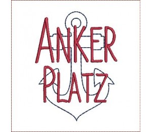 Stickdatei - Ankerplatz